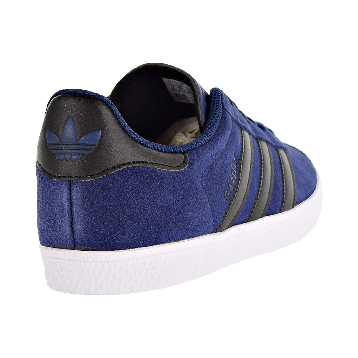 Adidas Gazelle Big Kids Shoes Dark Blue/Core Black 3 Adidas Gazelle Big Kids Shoes Dark Blue/Core Black - Image 3