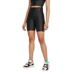 Jordan Essential Women's Bike Shorts Black-University Red