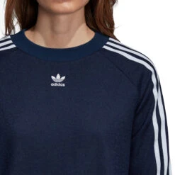 Adidas Women's Originals Trefoil Sweatshirt Collegiate Navy -RBD OUTLET dh3102 4