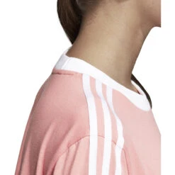 Adidas 3 Stripes Women's T-Shirt Pink -RBD OUTLET dh3186 4