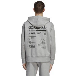Adidas Men's Originals Kaval Full-Zip Hoodie Medium Grey Heather -RBD OUTLET dh4990 2