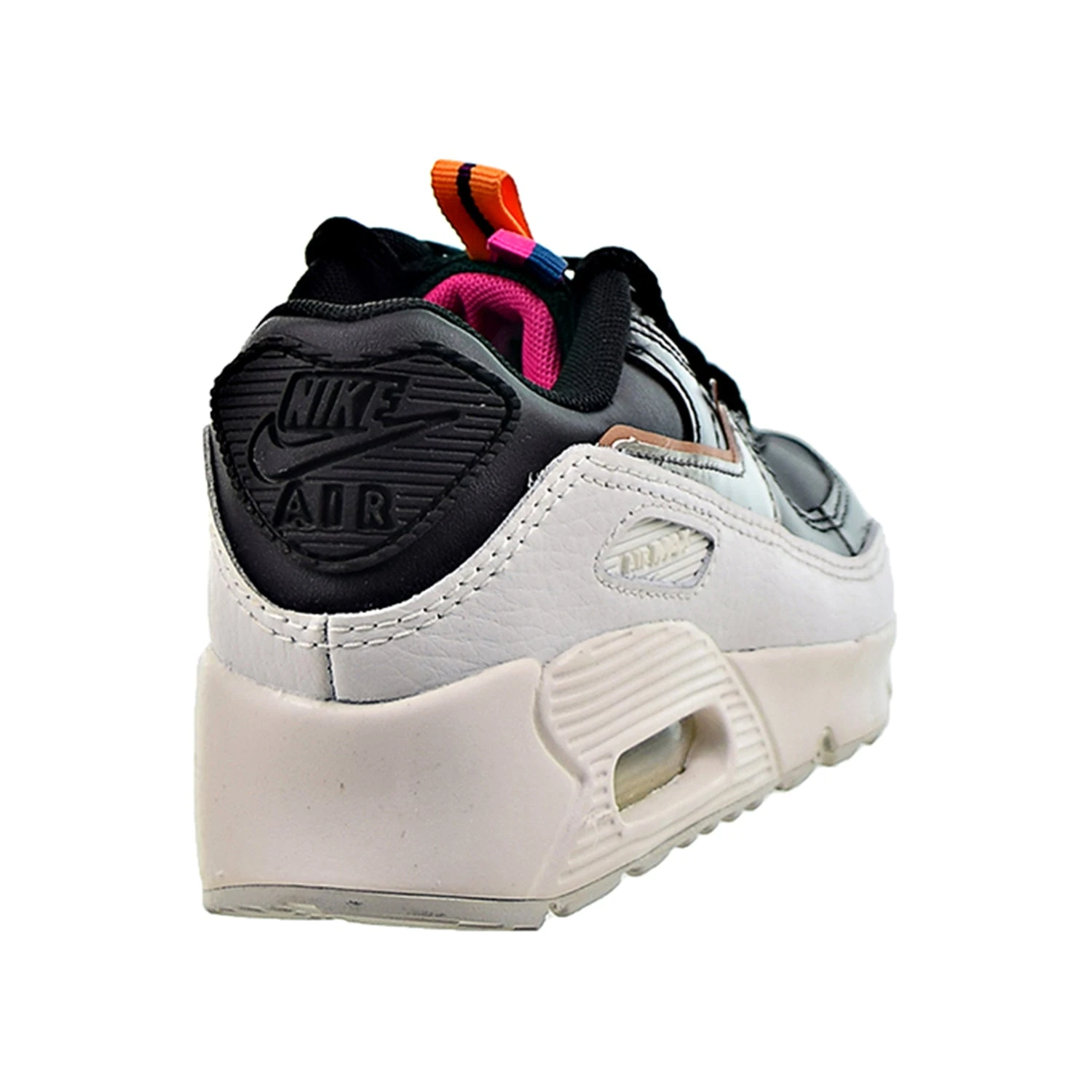 Nike Air Max 90 LTR SE (PS) Little Kids' Shoes Off Noir-Black-Summit White 3 Nike Air Max 90 LTR SE (PS) Little Kids' Shoes Off Noir-Black-Summit White - Image 3