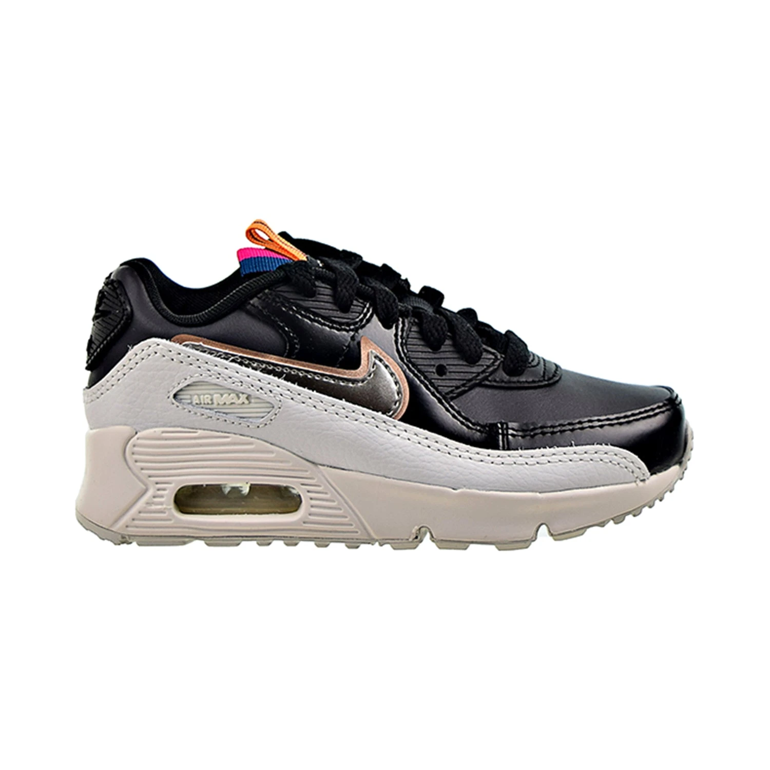 Nike Air Max 90 LTR SE (PS) Little Kids' Shoes Off Noir-Black-Summit White 1 Nike Air Max 90 LTR SE (PS) Little Kids' Shoes Off Noir-Black-Summit White