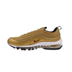 Nike Air Max 97 "Gold Bullet" Men's Shoes Metallic Gold-Red -RBD OUTLET dm0028 700 4