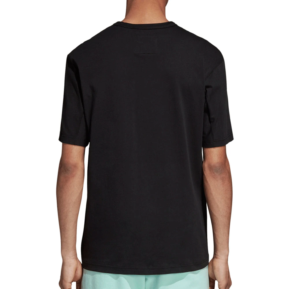 Adidas Originals Kaval Men's Athletic Casual T-Shirt Black/Clear Mint 2 Adidas Originals Kaval Men's Athletic Casual T-Shirt Black/Clear Mint - Image 2