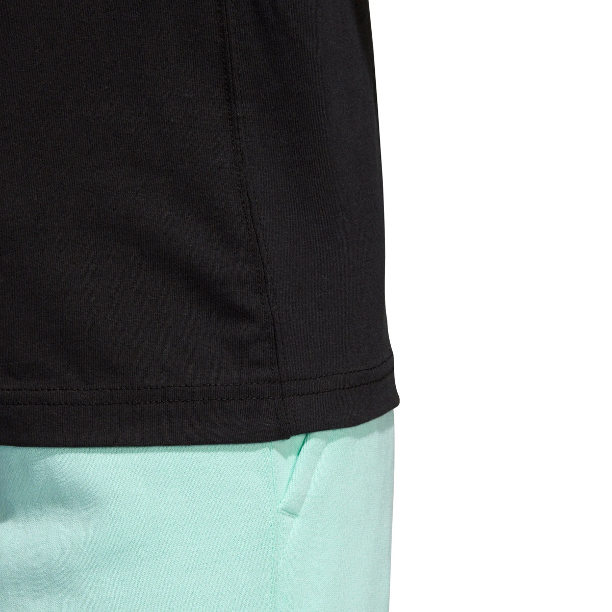 Adidas Originals Kaval Men's Athletic Casual T-Shirt Black/Clear Mint 5 Adidas Originals Kaval Men's Athletic Casual T-Shirt Black/Clear Mint - Image 5