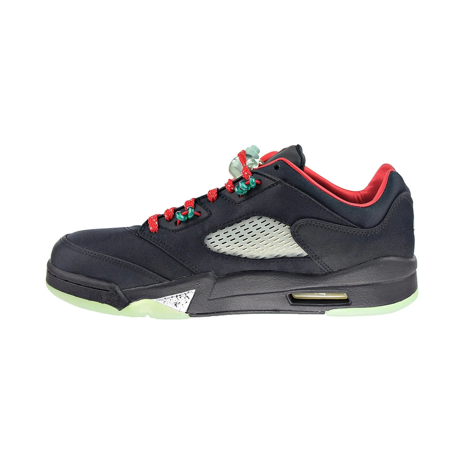 Air Jordan 5 Retro Low X CLOT Men's Shoes Black-Anthracite 4 Air Jordan 5 Retro Low X CLOT Men's Shoes Black-Anthracite - Image 4