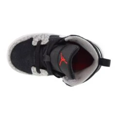 Jordan 1 Mid Elephant Print (TD) Toddler Shoes Black-White-Light Smoke Grey -RBD OUTLET dm6217 016 5