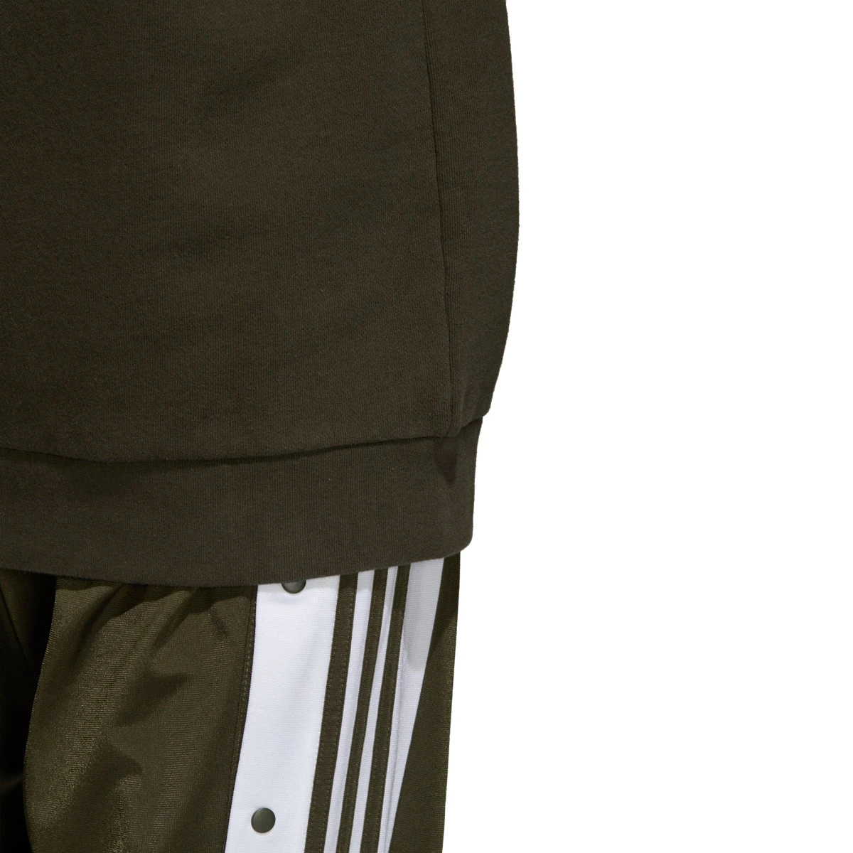 Adidas Originals Trefoil Men's Crewneck Sweatshirt Night Cargo/White 5 Adidas Originals Trefoil Men's Crewneck Sweatshirt Night Cargo/White - Image 5