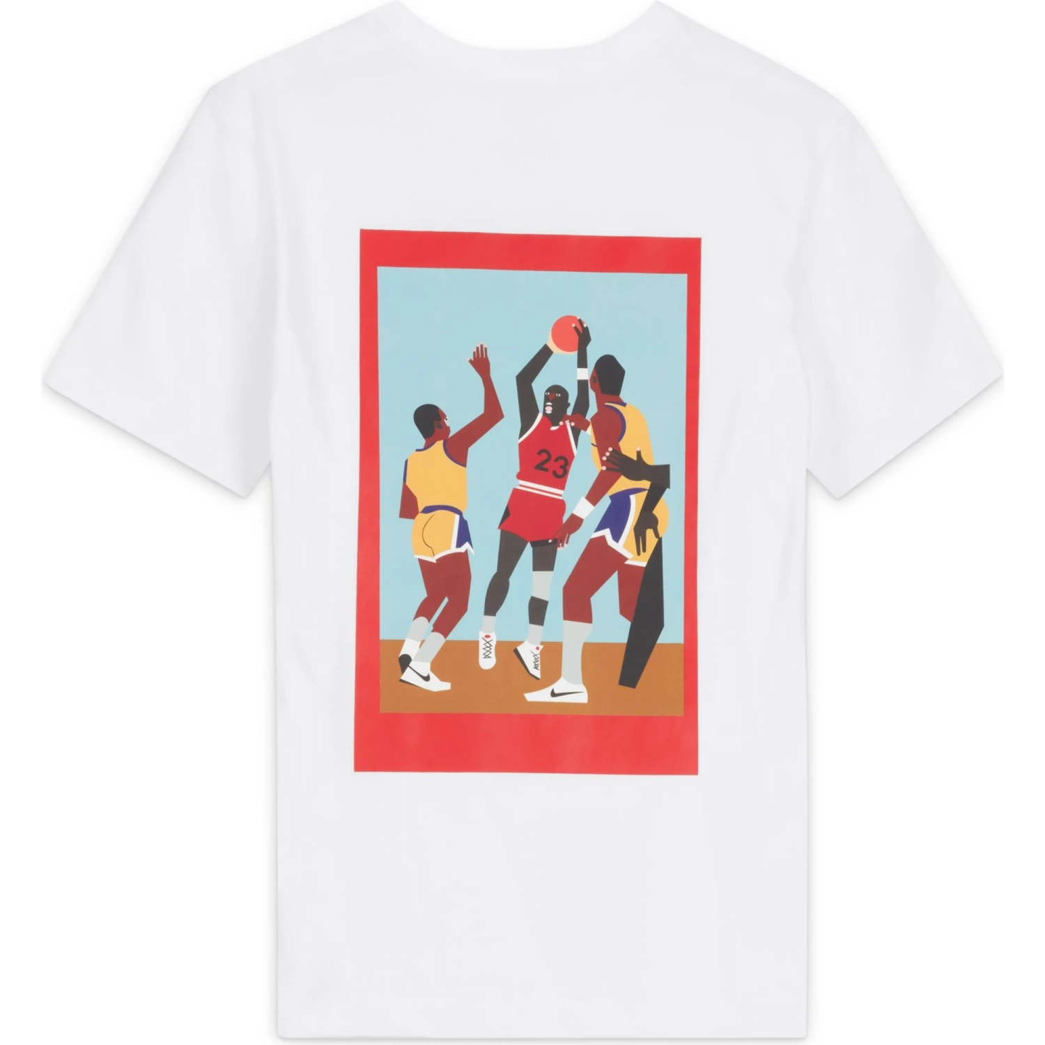 Jordan X Nina Chanel Abney Womens T-shirt White 2 Jordan X Nina Chanel Abney Womens T-shirt White - Image 2