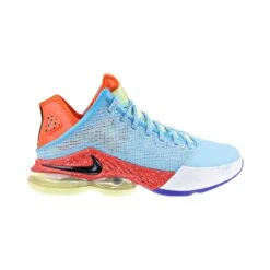 Nike LeBron XIX 19 Low Men's Shoes Blue Chill-Light Crimson-Safety Orange
