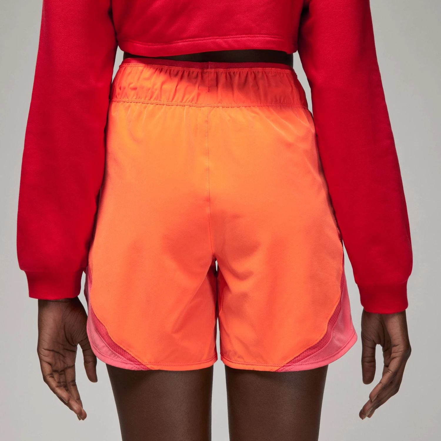 Nike Jordan Sport Women's Shorts Red 2 Nike Jordan Sport Women's Shorts Red - Image 2