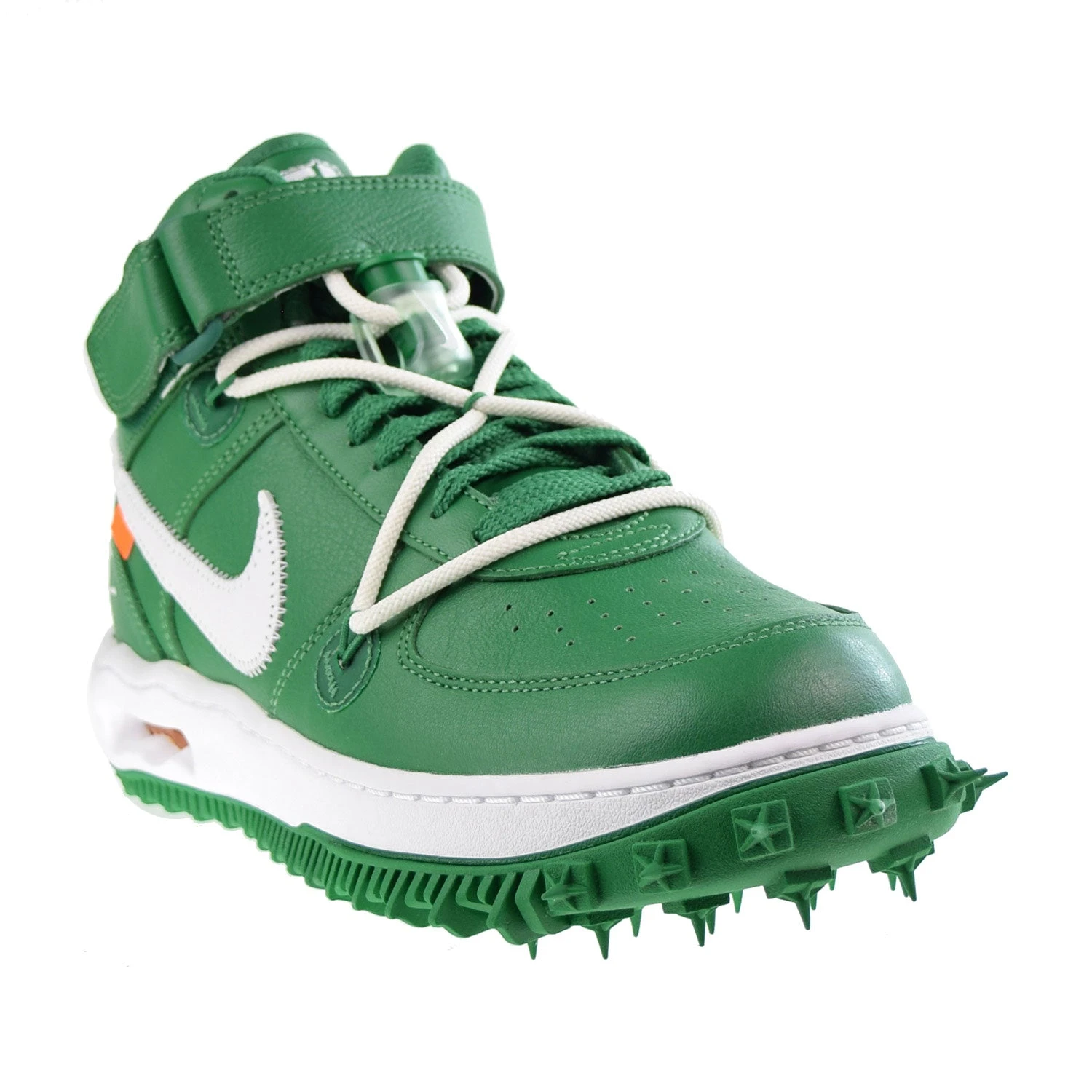 Nike Air Force X 1 Mid Men's Shoes Off-White-Pine Green 2 Nike Air Force X 1 Mid Men's Shoes Off-White-Pine Green - Image 2