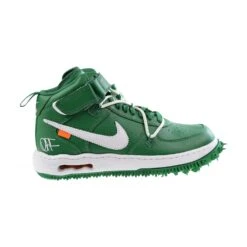 Nike Air Force X 1 Mid Men's Shoes Off-White-Pine Green
