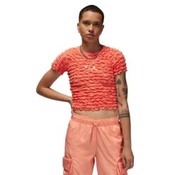 Jordan X Bephies Beauty Supply Women's Scrunchie T-Shirt Red