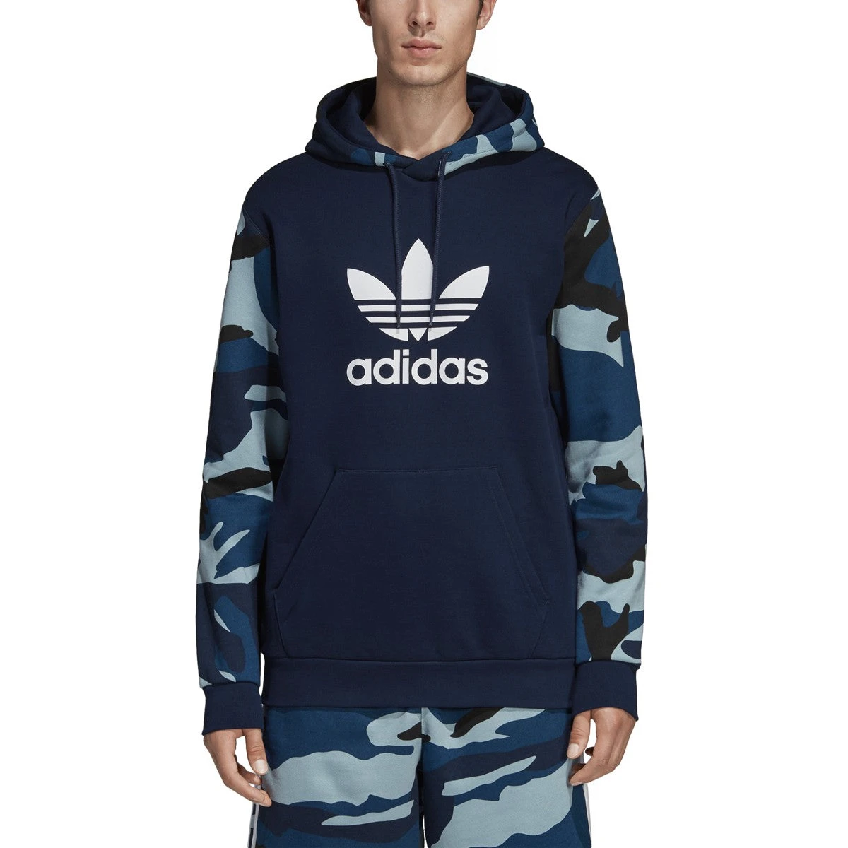 Adidas Originals Camouflage Mens Hoodie Collegiate Navy 3 Adidas Originals Camouflage Mens Hoodie Collegiate Navy - Image 3