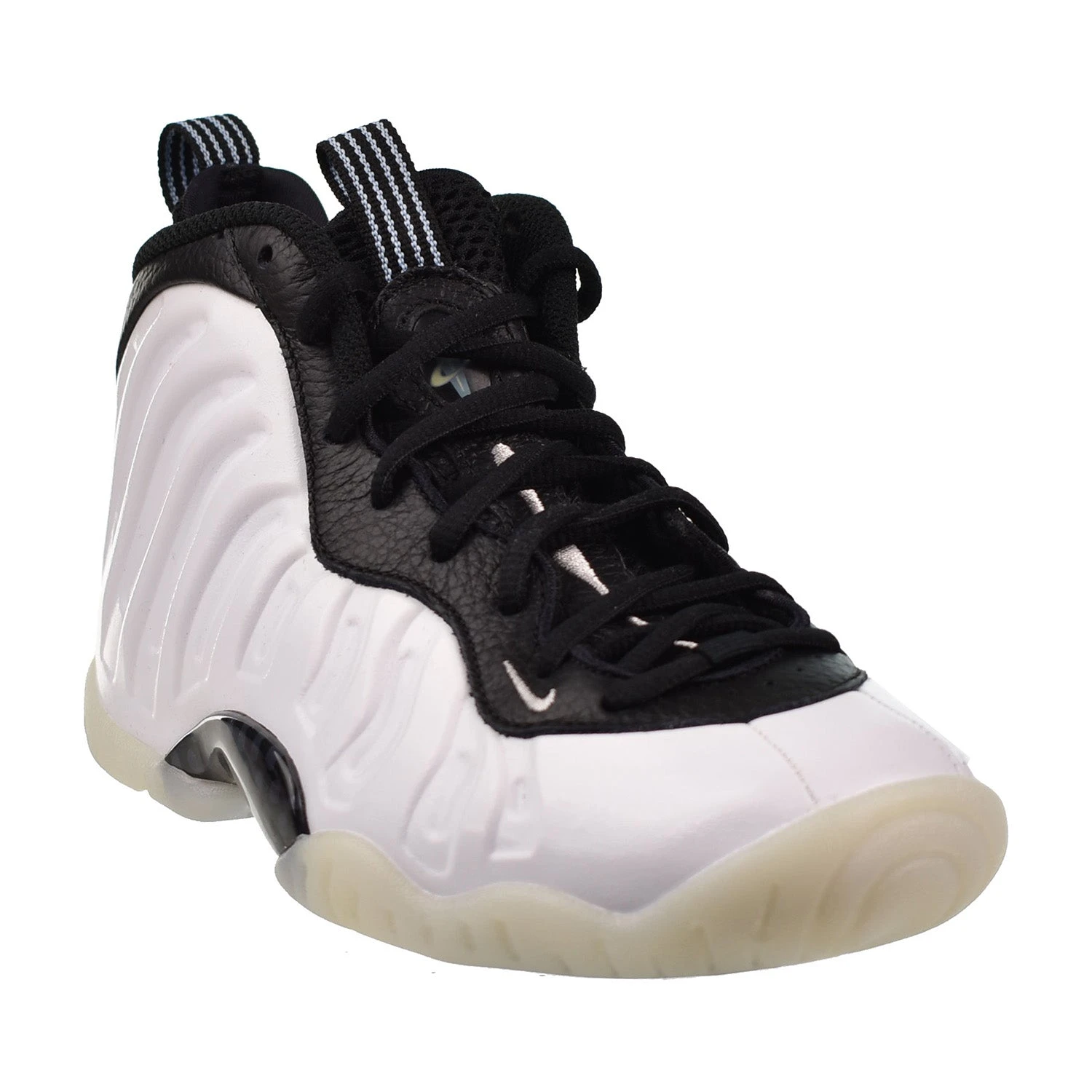 Nike Little Posite One Penny PE (GS) Big Kids' Shoes White-Black 2 Nike Little Posite One Penny PE (GS) Big Kids' Shoes White-Black - Image 2