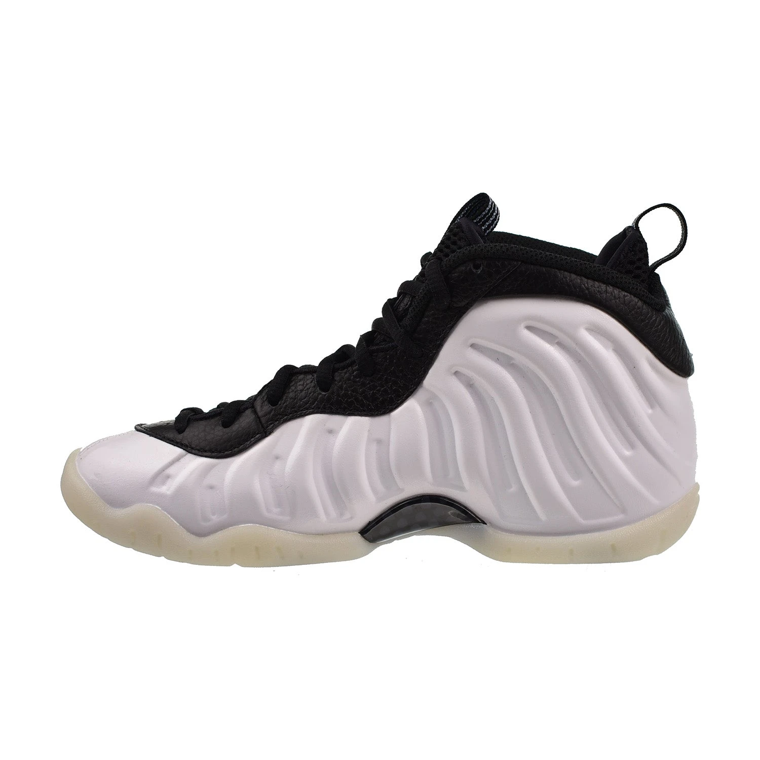 Nike Little Posite One Penny PE (GS) Big Kids' Shoes White-Black 4 Nike Little Posite One Penny PE (GS) Big Kids' Shoes White-Black - Image 4