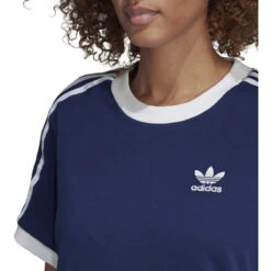 Adidas Women's 3 Stripes Tee Dark Blue -RBD OUTLET dv2592 4