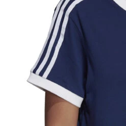 Adidas Women's 3 Stripes Tee Dark Blue -RBD OUTLET dv2592 6
