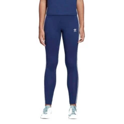 Adidas Originals 3-Stripes Womens Leggings Dark Blue