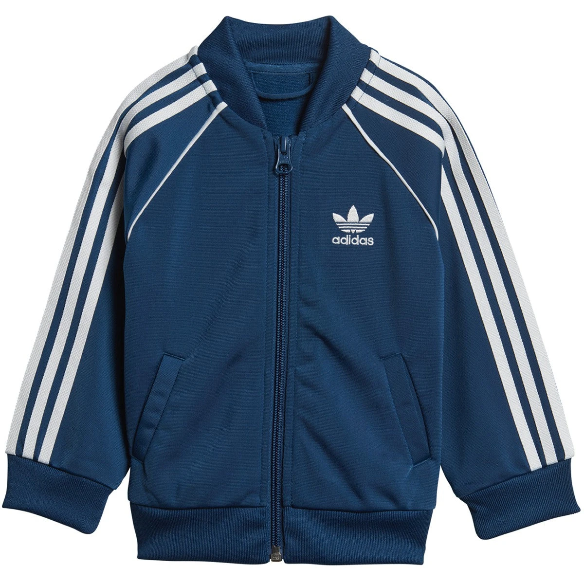 Adidas Infant & Toddler Originals Superstar Track Suit Legend Marine / White 2 Adidas Infant & Toddler Originals Superstar Track Suit Legend Marine / White - Image 2
