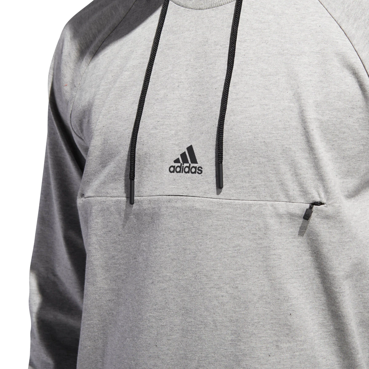 Adidas Men's Athletics Sport 2 Street Lifestyle Pullover Hoodie Grey-Black 4 Adidas Men's Athletics Sport 2 Street Lifestyle Pullover Hoodie Grey-Black - Image 4