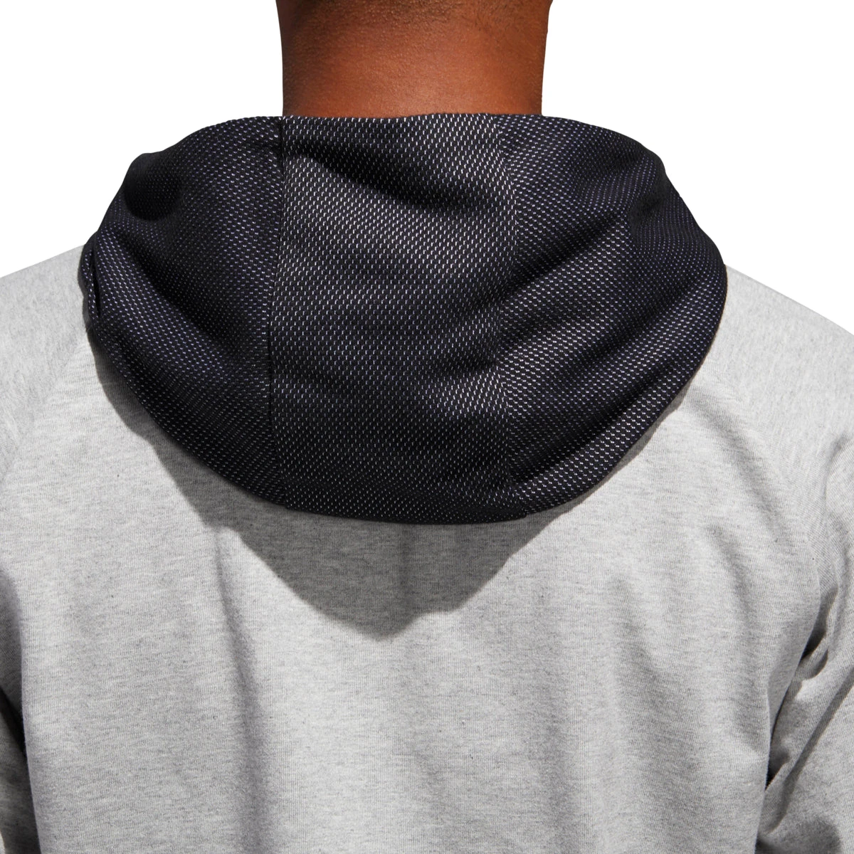 Adidas Men's Athletics Sport 2 Street Lifestyle Pullover Hoodie Grey-Black 6 Adidas Men's Athletics Sport 2 Street Lifestyle Pullover Hoodie Grey-Black - Image 6