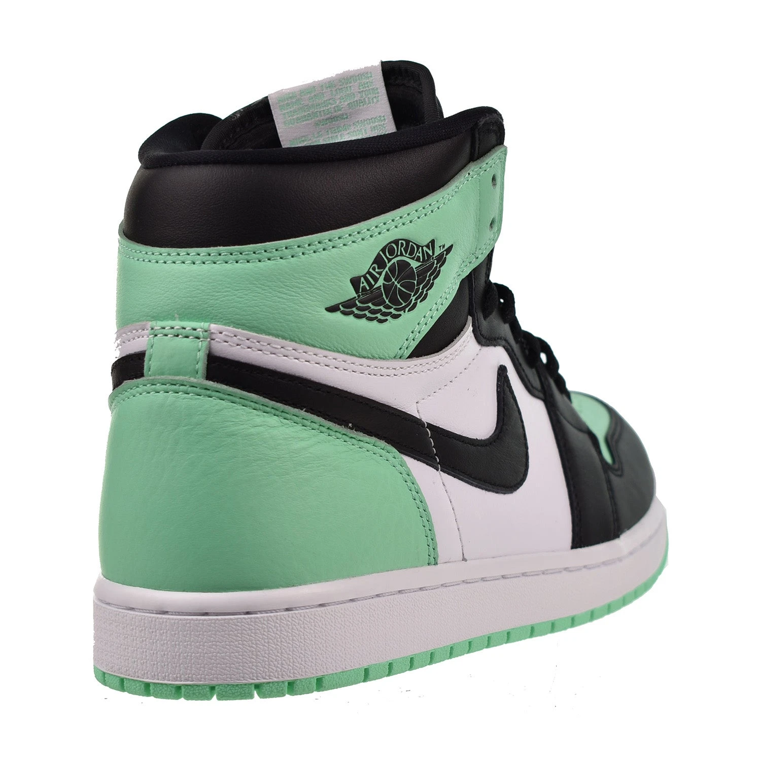 Air Jordan 1 Retro High OG Men's Shoes White/Black/Green Glow 3 Air Jordan 1 Retro High OG Men's Shoes White/Black/Green Glow - Image 3