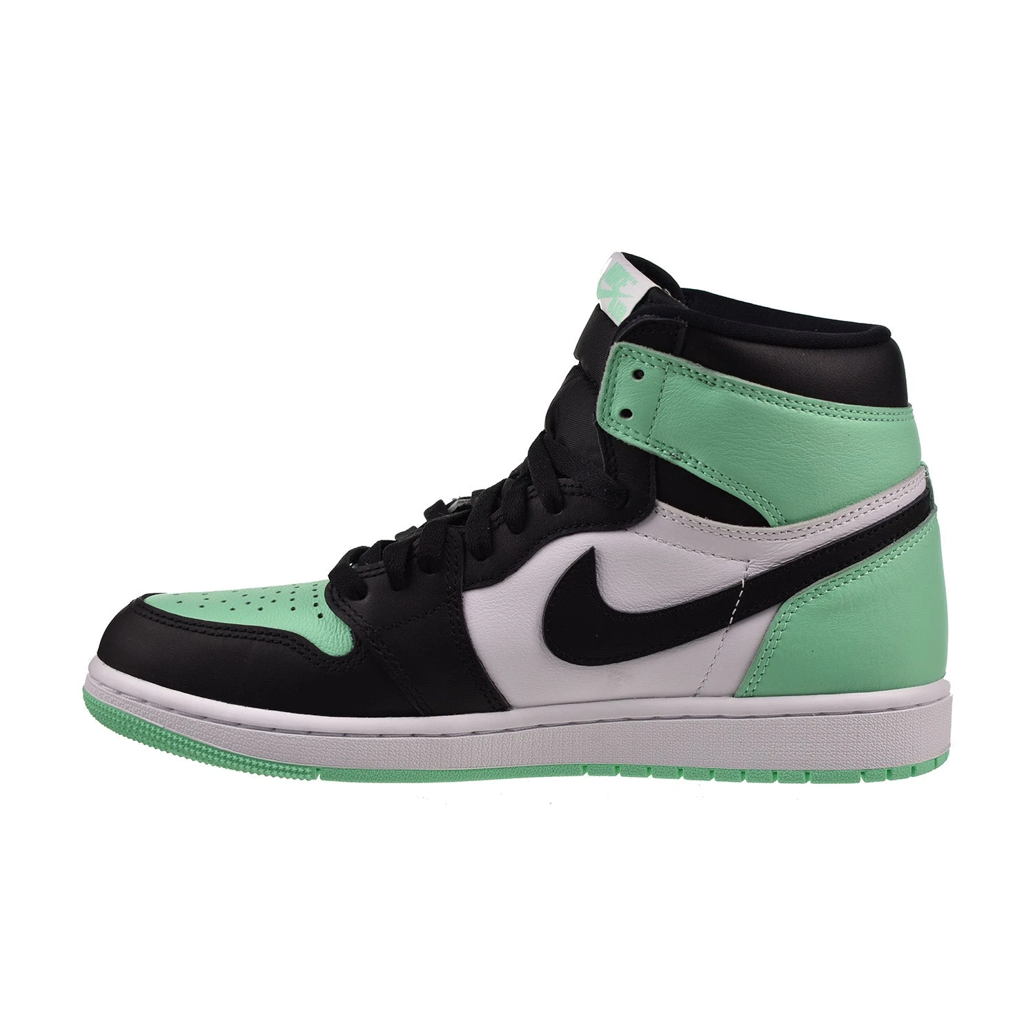 Air Jordan 1 Retro High OG Men's Shoes White/Black/Green Glow 4 Air Jordan 1 Retro High OG Men's Shoes White/Black/Green Glow - Image 4