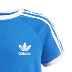 Adidas Blue 3-Stripes Kids' Tee Blue Bird-White -RBD OUTLET ed7791 3