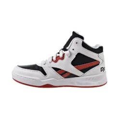 Reebok BB 4500 Court Kids' Shoes White-Black-Legacy Red -RBD OUTLET eh3012 4