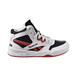Reebok BB 4500 Court Kids' Shoes White-Black-Legacy Red -RBD OUTLET eh3012 main aae6a20a 1be2 40e8 9e62 4eba2c910c7d