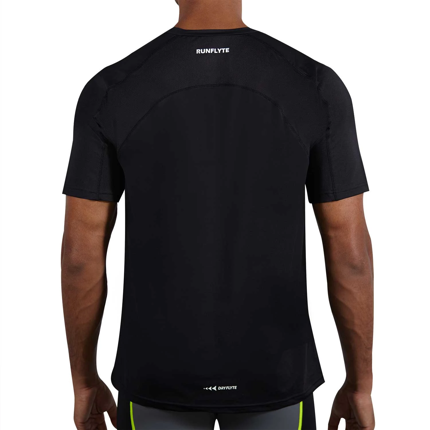 RunFlyte Men's HyperVent PRM Crew T-Shirt Black 3 RunFlyte Men's HyperVent PRM Crew T-Shirt Black - Image 3