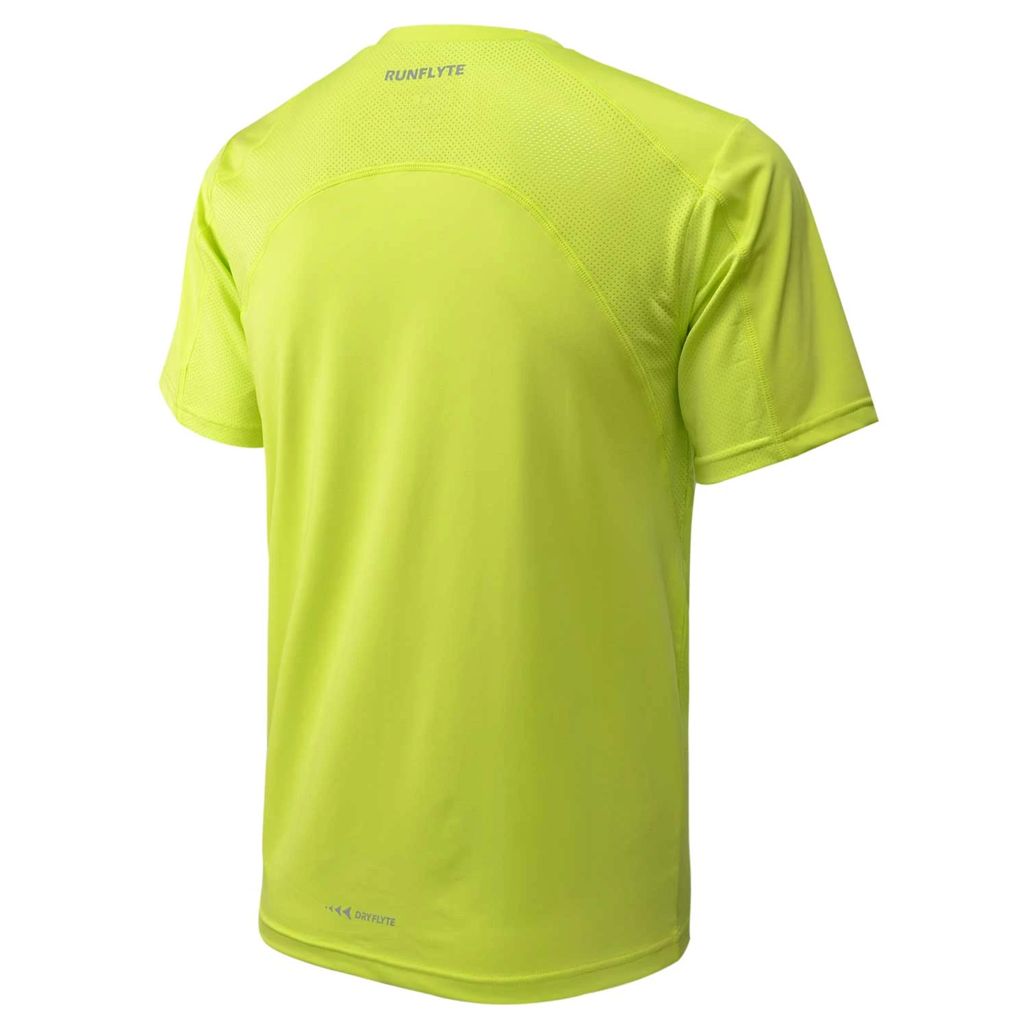 RunFlyte Men's HyperVent PRM Crew T-Shirt Neon Green 3 RunFlyte Men's HyperVent PRM Crew T-Shirt Neon Green - Image 3