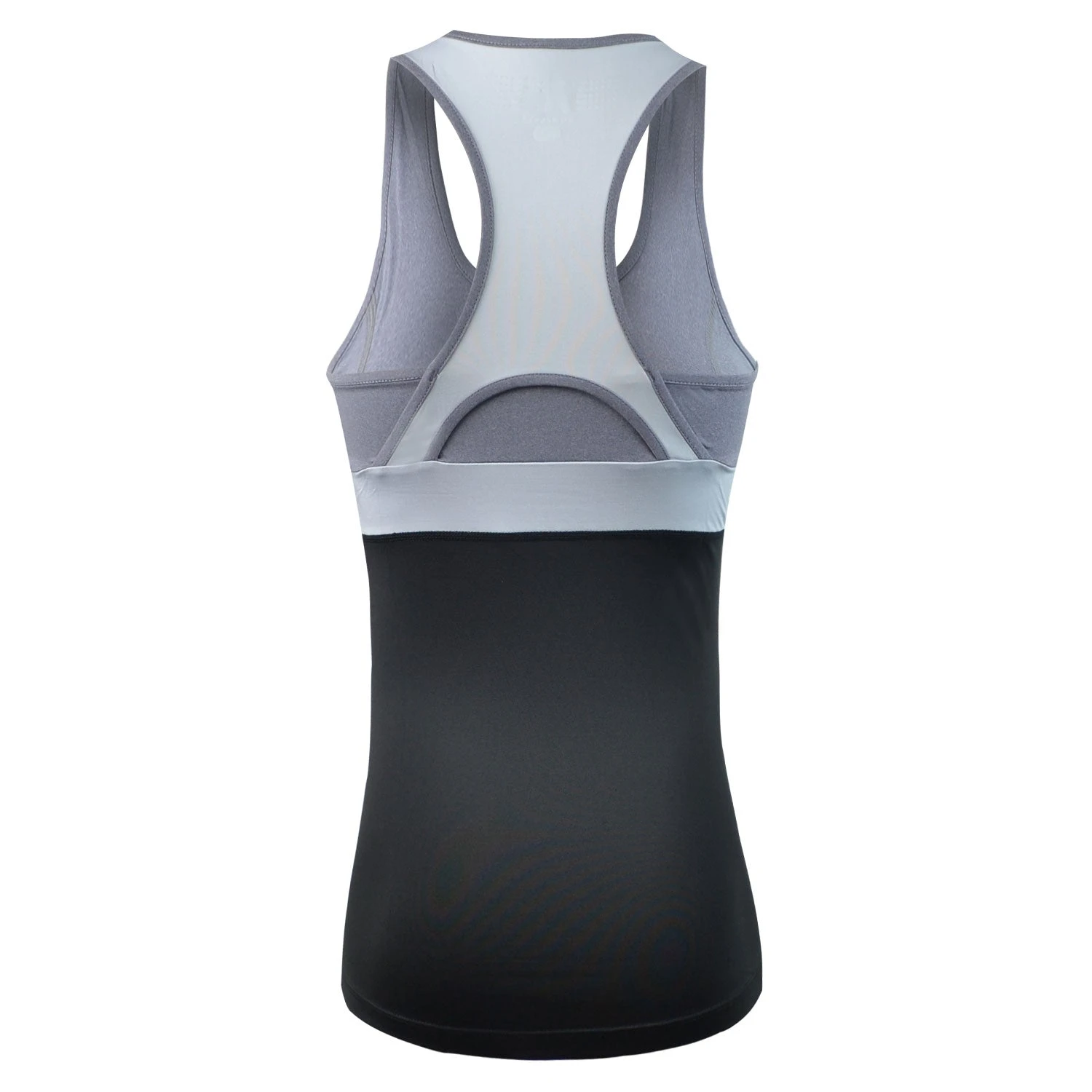 RunFlyte Women's Chakra II Tank Top - Fitted - Moisture Wicking - Charcoal/Black 2 RunFlyte Women's Chakra II Tank Top - Fitted - Moisture Wicking - Charcoal/Black - Image 2