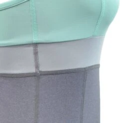 RunFlyte Women's Chakra II Tank Top - Fitted - Moisture Wicking - Light Mint/Grey/Charcoal 7 RunFlyte Women's Chakra II Tank Top - Fitted - Moisture Wicking - Light Mint/Grey/Charcoal -RBD OUTLET f3302 lmg 4