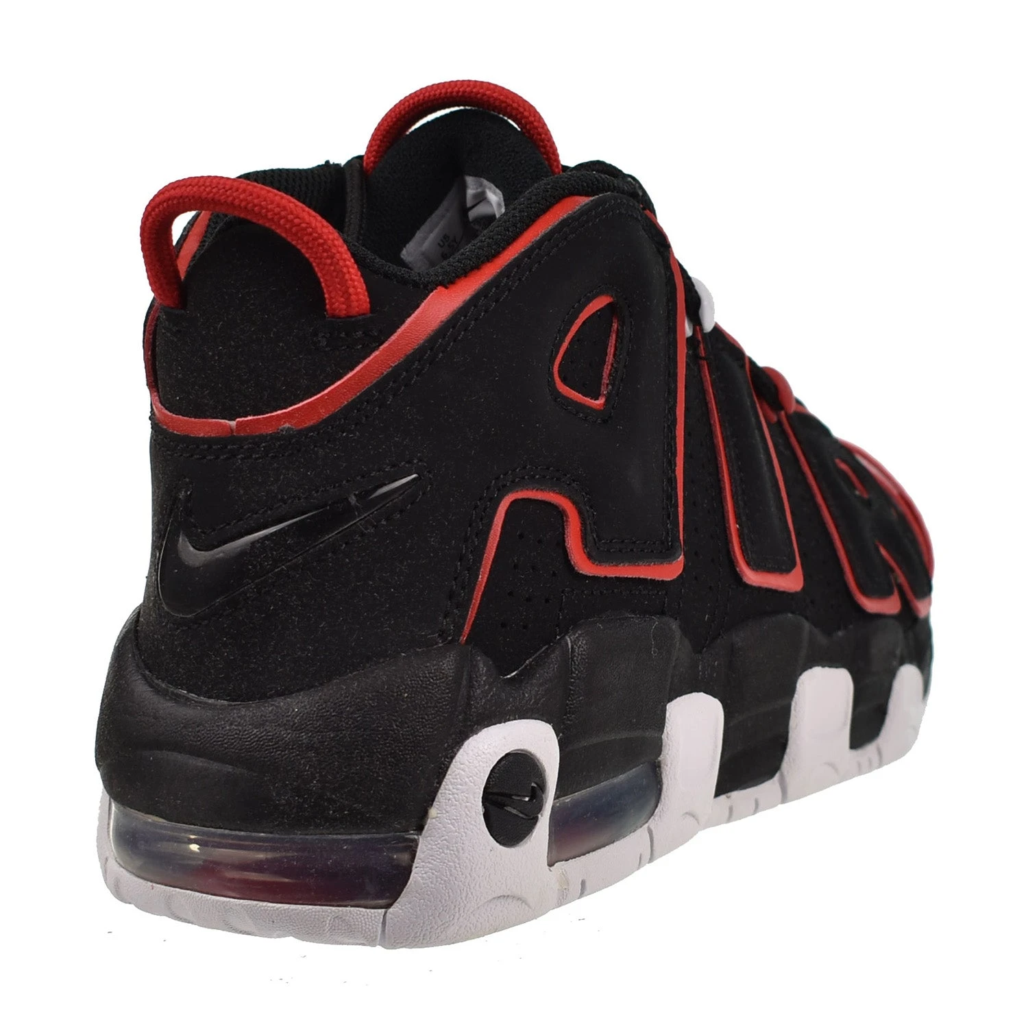 Nike Air More Uptempo 96 (GS) Big Kids' Shoes Black-Red Toe 3 Nike Air More Uptempo 96 (GS) Big Kids' Shoes Black-Red Toe - Image 3