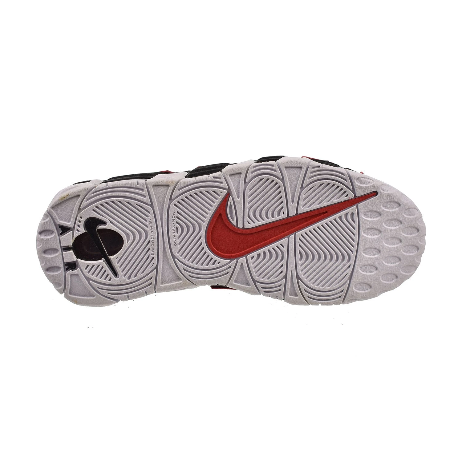 Nike Air More Uptempo 96 (GS) Big Kids' Shoes Black-Red Toe 6 Nike Air More Uptempo 96 (GS) Big Kids' Shoes Black-Red Toe - Image 6