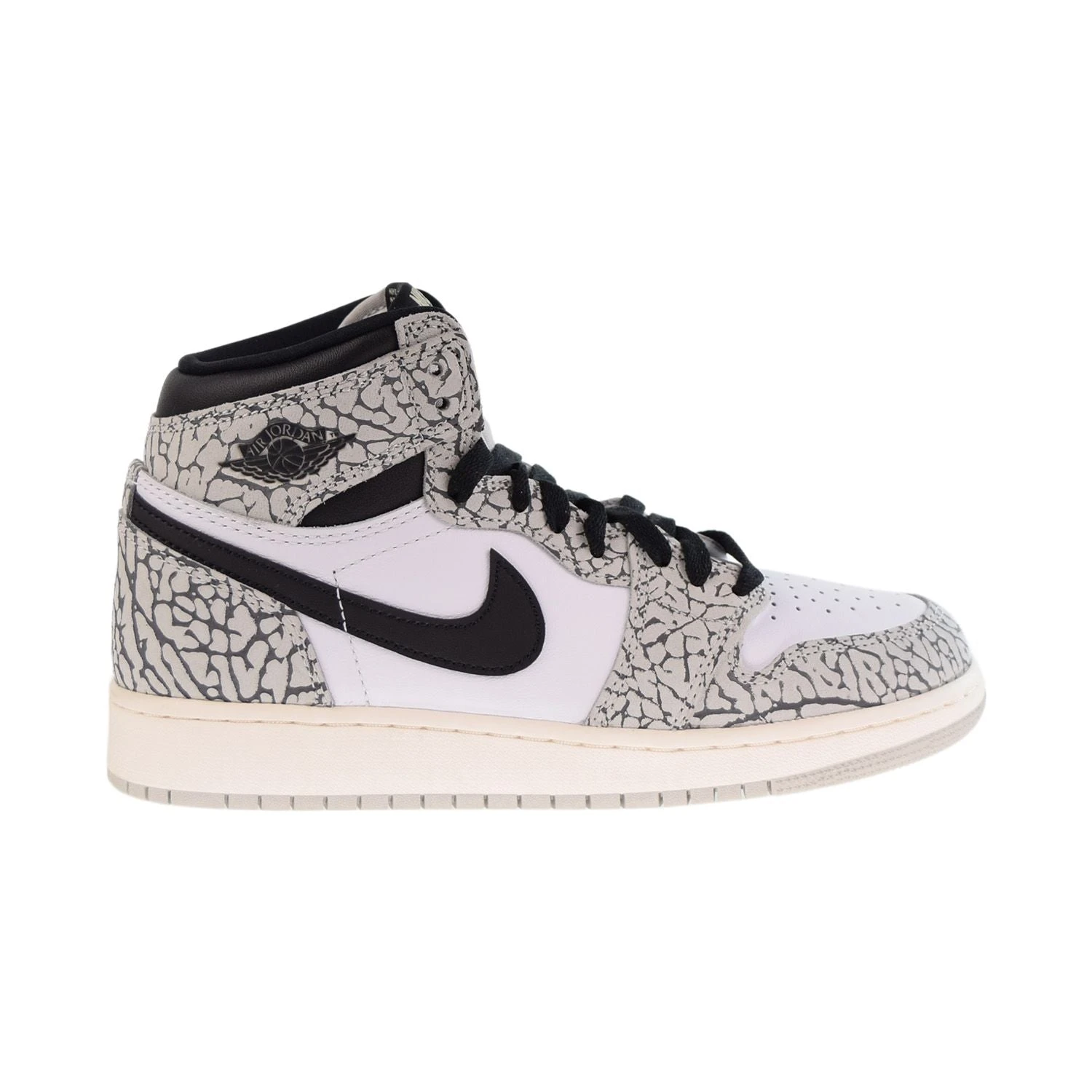Air Jordan 1 High (GS) "Cement" Big Kids' Shoes Tech Grey-Black-White 1 Air Jordan 1 High (GS) "Cement" Big Kids' Shoes Tech Grey-Black-White