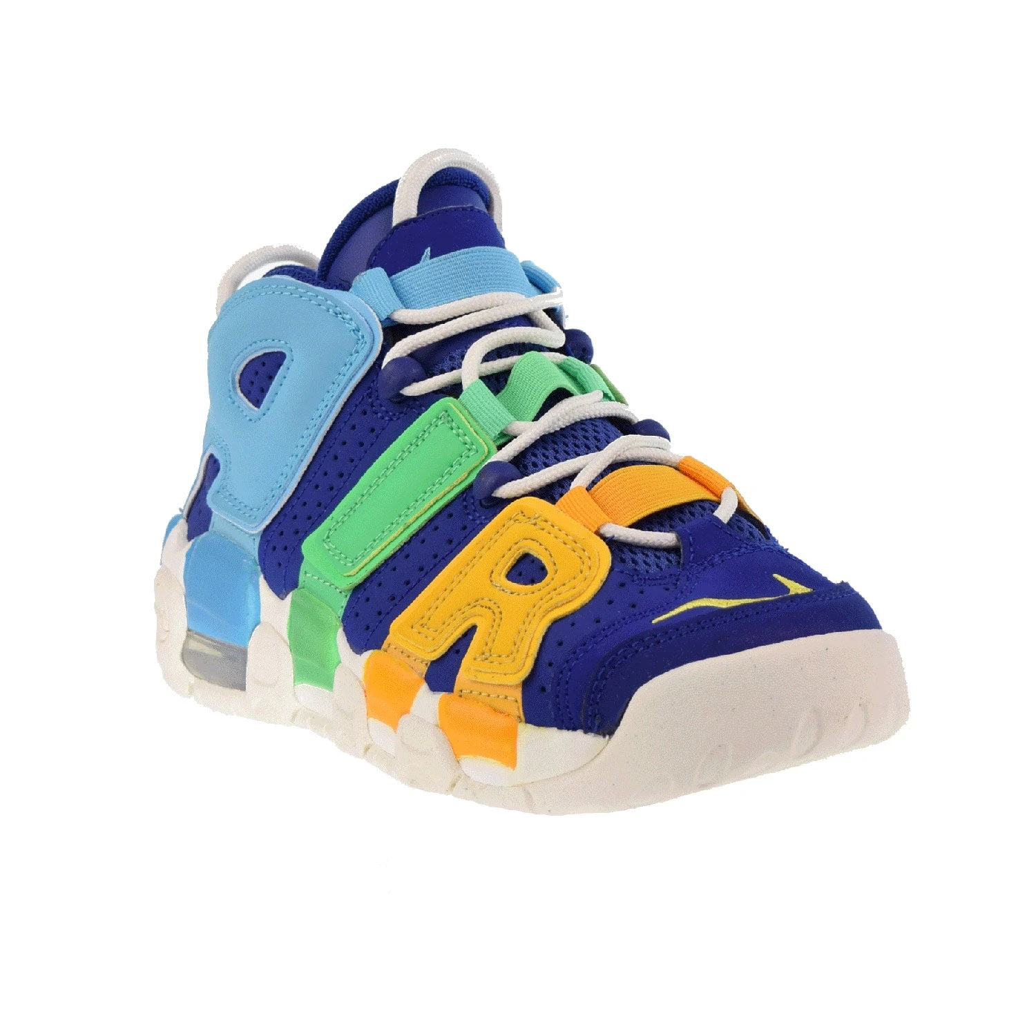 Nike Air More Uptempo (GS) Big Kids' Shoes Deep Royal Blue-Baltic Blue 2 Nike Air More Uptempo (GS) Big Kids' Shoes Deep Royal Blue-Baltic Blue - Image 2
