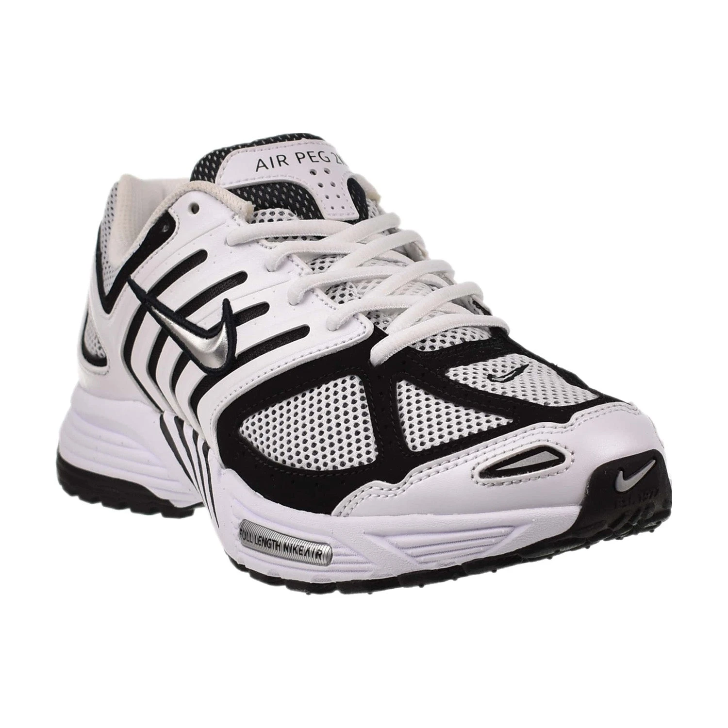 Nike Air Pegasus 2005 Men's Shoes White-Black-Metallic Silver 2 Nike Air Pegasus 2005 Men's Shoes White-Black-Metallic Silver - Image 2