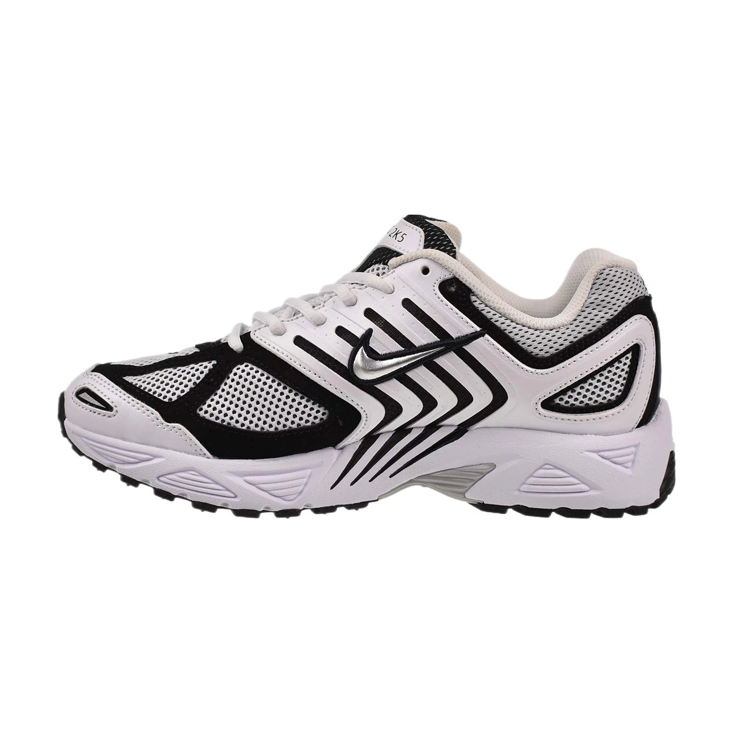 Nike Air Pegasus 2005 Men's Shoes White-Black-Metallic Silver 4 Nike Air Pegasus 2005 Men's Shoes White-Black-Metallic Silver - Image 4