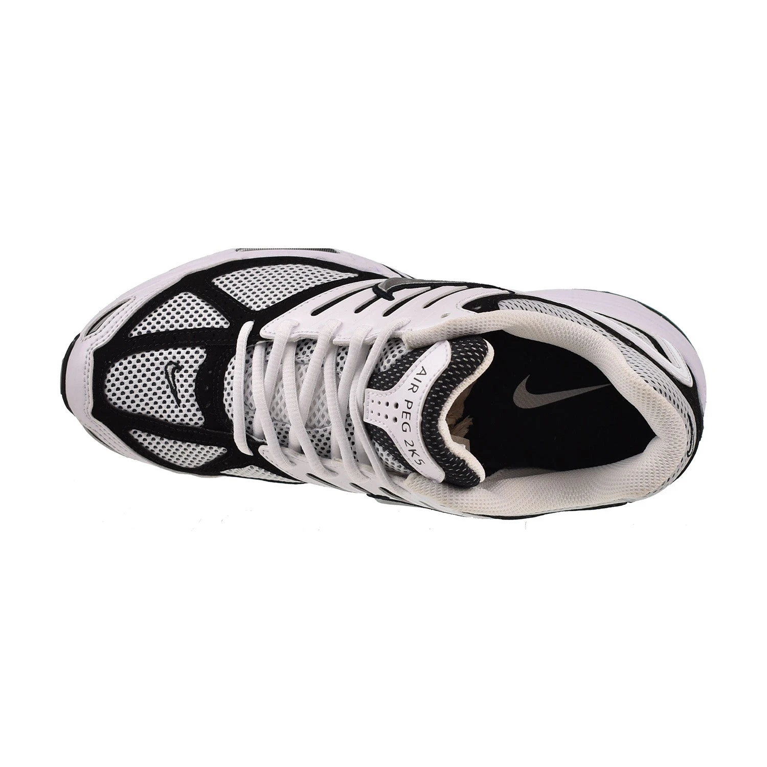 Nike Air Pegasus 2005 Men's Shoes White-Black-Metallic Silver 5 Nike Air Pegasus 2005 Men's Shoes White-Black-Metallic Silver - Image 5