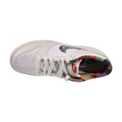 Nike Dunk Low (GS) Big Kids' Shoes White-Multi-Color Paisley -RBD OUTLET fn8913 141 5
