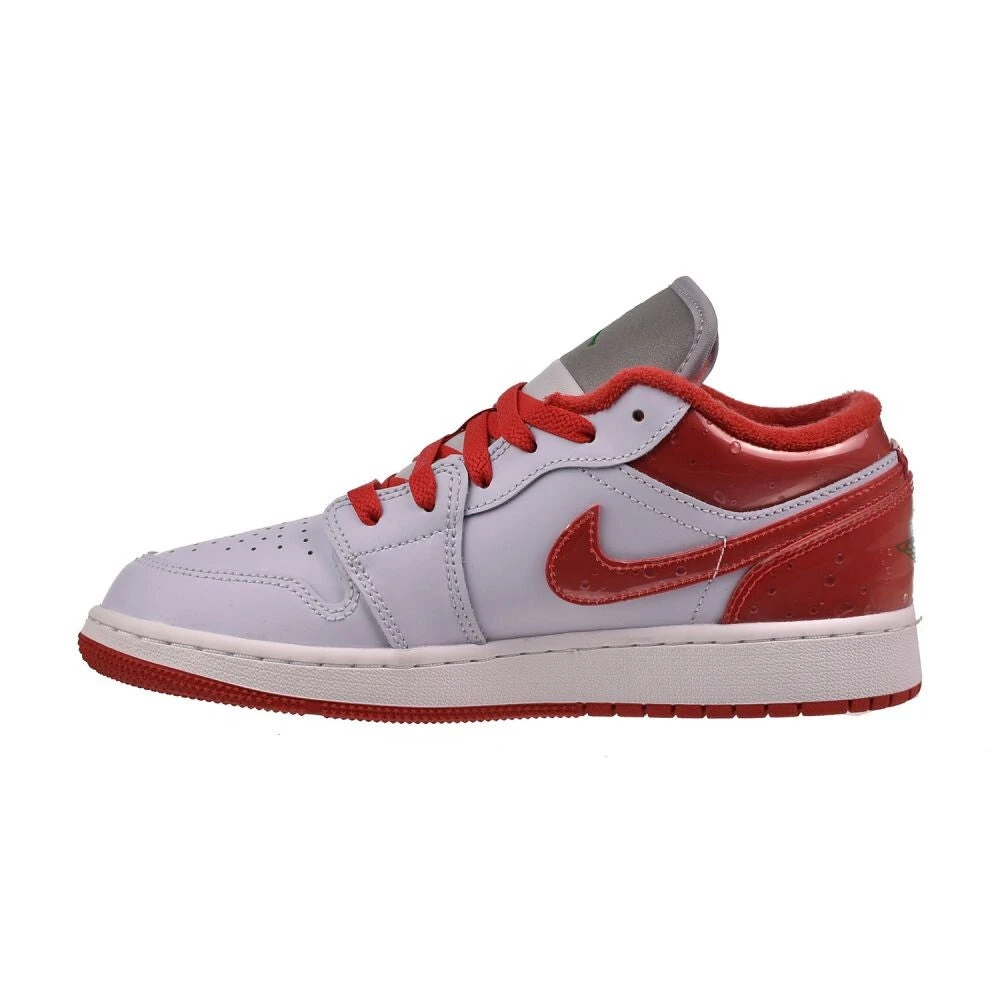 Air Jordan 1 Low Se (GS) Big Kids' Shoes Football Grey/Red Fq1935-018 4 Air Jordan 1 Low Se (GS) Big Kids' Shoes Football Grey/Red Fq1935-018 - Image 4