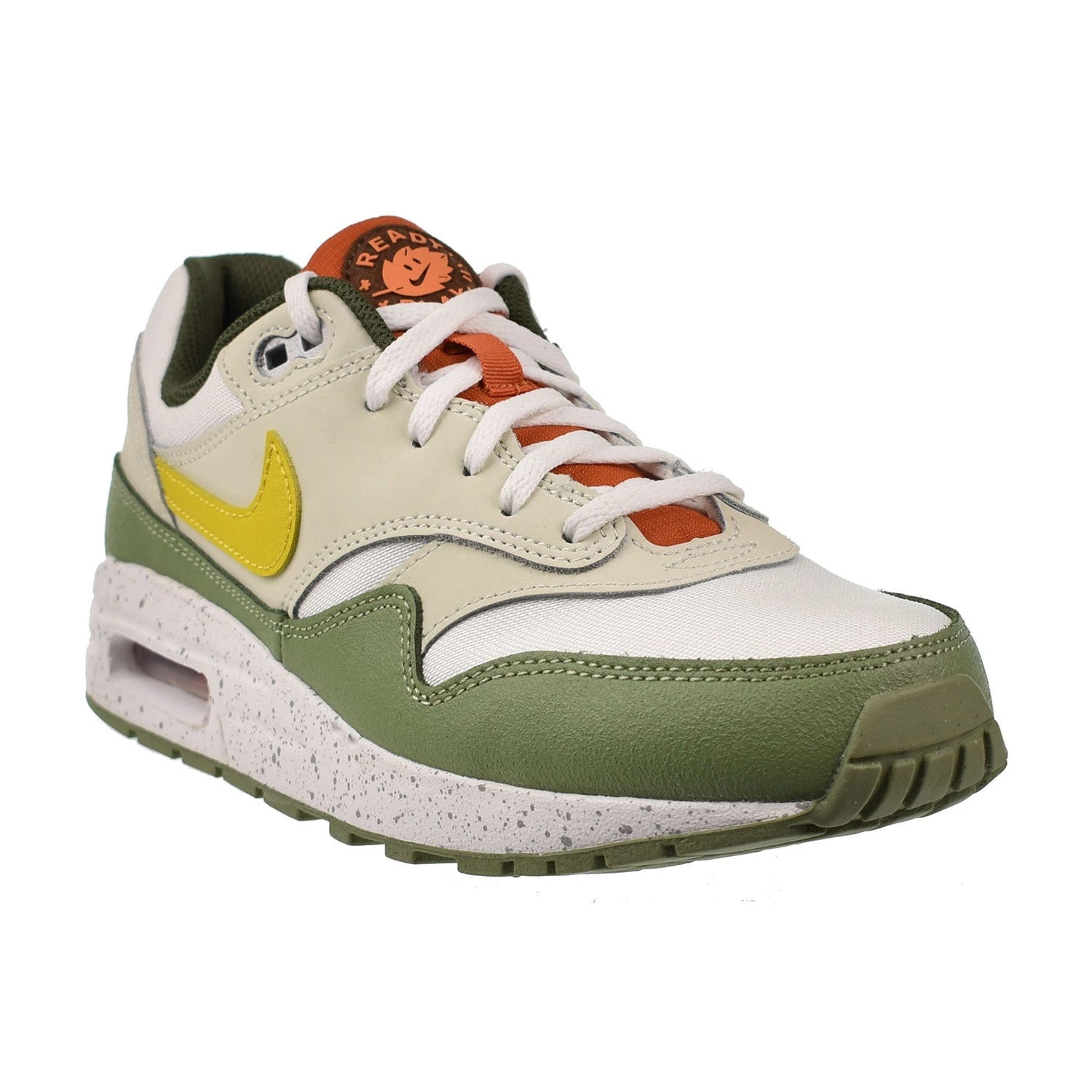 Nike Air Max 1 SE (GS) "Ready Play" Big Kids' Shoes Summit White-Vivid Sulfur 2 Nike Air Max 1 SE (GS) "Ready Play" Big Kids' Shoes Summit White-Vivid Sulfur - Image 2