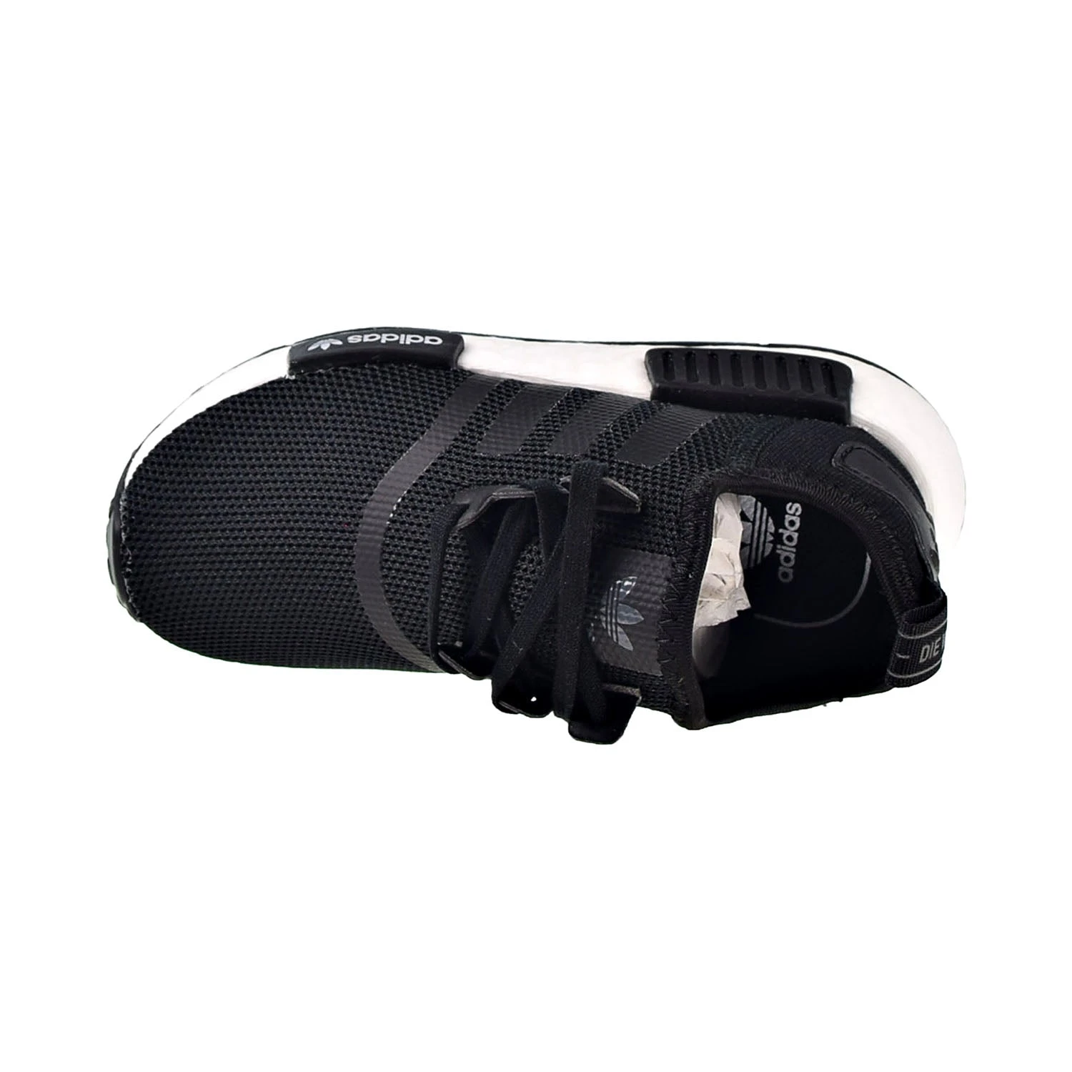 Adidas NMD_R1 C Little Kids' Shoes Black-White 5 Adidas NMD_R1 C Little Kids' Shoes Black-White - Image 5