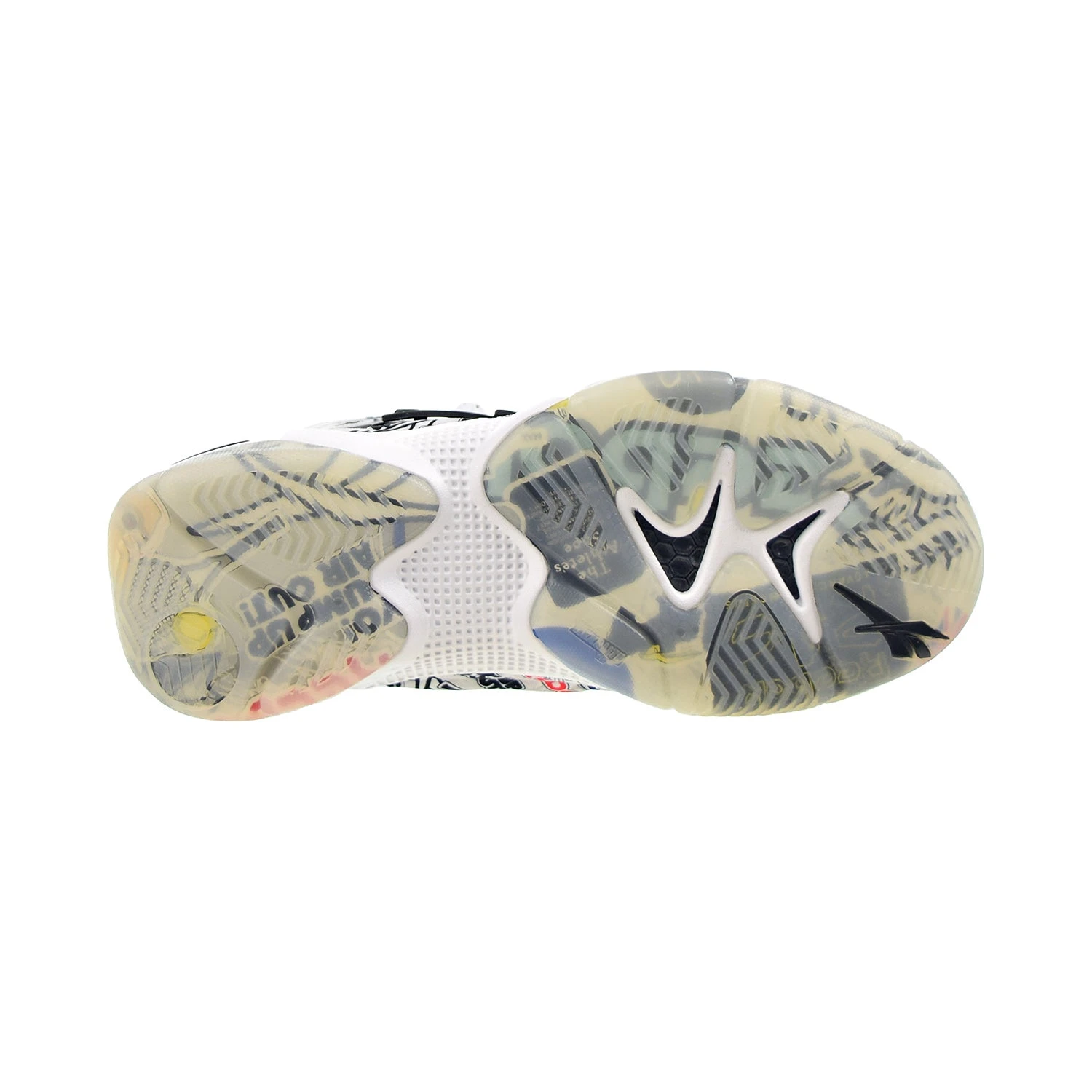 Reebok Pump Court "Sticker City" Men's Shoes Black-White 6 Reebok Pump Court "Sticker City" Men's Shoes Black-White - Image 6