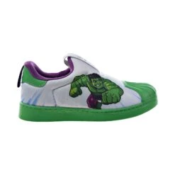 Adidas Superstar 360 I "Marvel Hulk" Slip-On Toddlers' Shoes White-Green